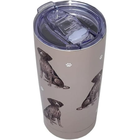 German Shorthaired Pointer Tumbler 16 Oz. Stainless Steel Vacuum Insulated Tumbler with Spill Proof Lid - 3D Print - Insulated Travel mug for Hot or Cold Drinks
German Shorthaired Pointer Tumbler 16 Oz. Stainless Steel Vacuum Insulated Tumbler with Spill Proof Lid - 3D Print - Insulated Travel mug for Hot or Cold Drinks