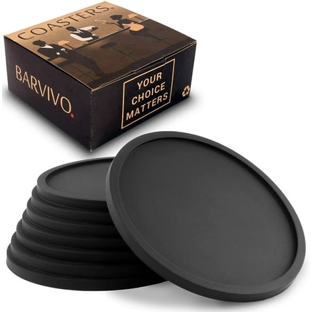 Drink Coasters Set of 8 - Tabletop Protection for Any Table Type Wood Granite Glass Soapstone Sandstone Marble St
Drink Coasters Set of 8 - Tabletop Protection for Any Table Type Wood Granite Glass Soapstone Sandstone Marble St