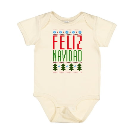 Inktastic Feliz Navidad Ugly Knitted Sweater Style in Color Gift Baby Boy or Baby Girl Bodysuit
Inktastic Feliz Navidad Ugly Knitted Sweater Style in Color Gift Baby Boy or Baby Girl Bodysuit