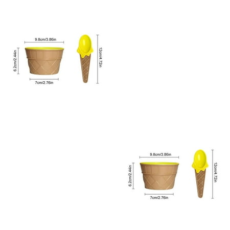 2Pcs Kids Ice Cream Cup Dessert Ice Cream Pp Bowl With Spoon Dinnerware Tableware
2Pcs Kids Ice Cream Cup Dessert Ice Cream Pp Bowl With Spoon Dinnerware Tableware
