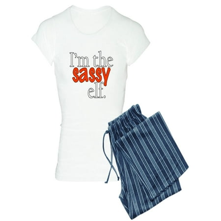CafePress - Sassy Elf Pajamas - Women s Light Pajamas