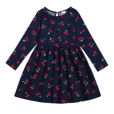 Zlekejiko Toddler Kids Girls Floral Fruit Flowers Long Sleeves Beach Dress Princess Clothes
Zlekejiko Toddler Kids Girls Floral Fruit Flowers Long Sleeves Beach Dress Princess Clothes