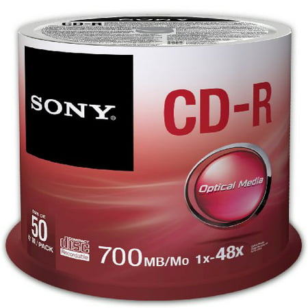 Sony 50CDQ80SP 50cdq80rs 80-minute/700 Mb Cd-rs (50-ct Spindle)