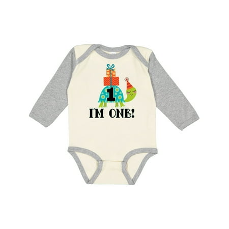 Inktastic First Birthday Outfit Turtle 1 Year Old Gift Baby Boy or Baby Girl Long Sleeve Bodysuit
Inktastic First Birthday Outfit Turtle 1 Year Old Gift Baby Boy or Baby Girl Long Sleeve Bodysuit