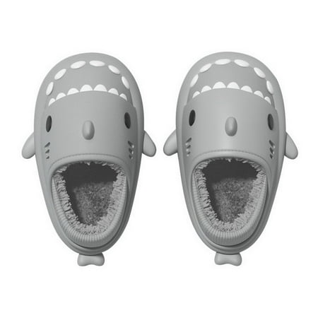 CoCopeanut Winter Plush Shark Slippers Men Flip Flop Home Waterproof Shark Slides Women Couple Warm Mens Shoes Non-Slip Thick Sole Slippers
CoCopeanut Winter Plush Shark Slippers Men Flip Flop Home Waterproof Shark Slides Women Couple Warm Mens Shoes Non-Slip Thick Sole Slippers