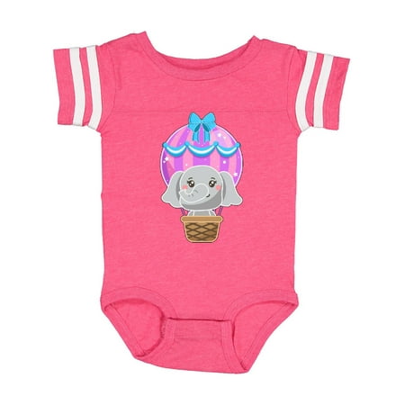 Inktastic Cute Baby Elephant in a Pink Hot Air Balloon Gift Baby Boy or Baby Girl Bodysuit
Inktastic Cute Baby Elephant in a Pink Hot Air Balloon Gift Baby Boy or Baby Girl Bodysuit