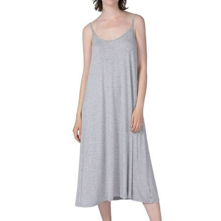 Lu s Chic Women s Bamboo Nightgown Cami Cotton Sleepwear Plus Size Sleeveless Loungewear Soft Summer Night Pajama Sleep Dress Knee Length Nightwear Grey 2X
Lu s Chic Women s Bamboo Nightgown Cami Cotton Sleepwear Plus Size Sleeveless Loungewear Soft Summer Night Pajama Sleep Dress Knee Length Nightwear Grey 2X