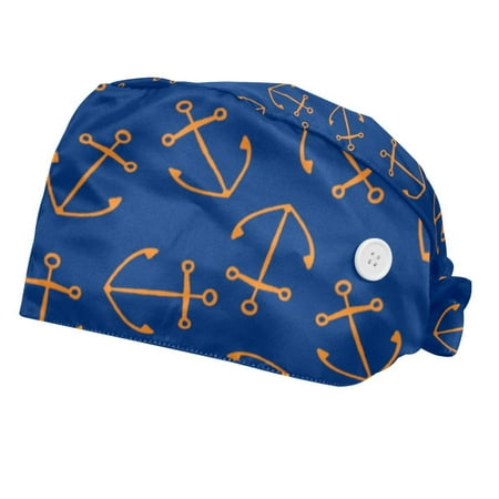 2PCS Working Cap with Buttons and Sweatband Adjustable Tie Back Hats Bouffant Caps Anchor Scrub Turban Hat
2PCS Working Cap with Buttons and Sweatband Adjustable Tie Back Hats Bouffant Caps Anchor Scrub Turban Hat