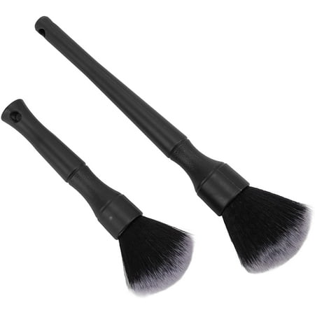 Car Detailing Brush Set Soft 2pcs Anti Shedding Flexible Auto Wheel Brush Multi Purpose High Strength for Automobile(Black)
Car Detailing Brush Set Soft 2pcs Anti Shedding Flexible Auto Wheel Brush Multi Purpose High Strength for Automobile(Black)