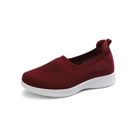 Daeful Women s Slip On Walking Shoes Breathable Mesh Casual Flats Shoes Low-Top Lightweight Loafers Red 4.5
Daeful Women s Slip On Walking Shoes Breathable Mesh Casual Flats Shoes Low-Top Lightweight Loafers Red 4.5