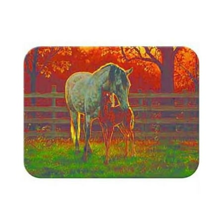 McGowan Tuftop Mare and Foal Cutting Board- Medium