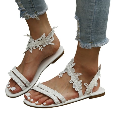 Sandals Women Sandals For Women Girls Roman Flat Flower Casual Sandals Slippers Beach Shoes Wedding Sandals Womens Sandals Pu White 38
Sandals Women Sandals For Women Girls Roman Flat Flower Casual Sandals Slippers Beach Shoes Wedding Sandals Womens Sandals Pu White 38