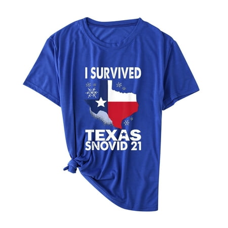QJYINGYI Short Sleeve Round-Neck Blouses & Shirts Maternity Tank Top WOMA3180 I survived snovid-21 Snow Ice Outage and Cold Air Women Short Sleeve T-Shirt Blue M
QJYINGYI Short Sleeve Round-Neck Blouses & Shirts Maternity Tank Top WOMA3180 I survived snovid-21 Snow Ice Outage and Cold Air Women Short Sleeve T-Shirt Blue M