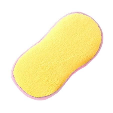 TKing Fashion Kitchen Sponge Non Stick Oil Fiber Dish Towel Dishcloth Rag Double Sided Cleaning Washing Pot Brush Descaling Scouring Pad - Yellow
TKing Fashion Kitchen Sponge Non Stick Oil Fiber Dish Towel Dishcloth Rag Double Sided Cleaning Washing Pot Brush Descaling Scouring Pad - Yellow