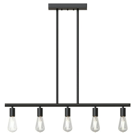 LOHAS 5 Lights Linear Pendant in Matte Black Finish Modern Chandelier Industrial Kitchen Island Ceiling Light Fixture for Dining Room Kitchen
LOHAS 5 Lights Linear Pendant in Matte Black Finish Modern Chandelier Industrial Kitchen Island Ceiling Light Fixture for Dining Room Kitchen
