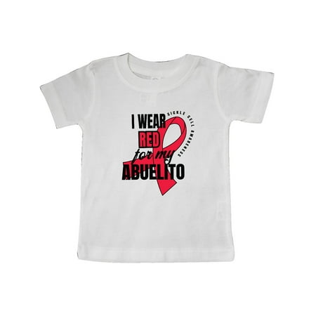 Inktastic Sickle Cell Awareness I Wear Red For My Abuelito Gift Baby Boy or Baby Girl T-Shirt
Inktastic Sickle Cell Awareness I Wear Red For My Abuelito Gift Baby Boy or Baby Girl T-Shirt