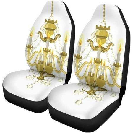 ZHANZZK Set of 2 Car Seat Covers Golden Vintage Chandelier Universal Auto Front Seats Protector Fits for Car SUV Sedan Truck
ZHANZZK Set of 2 Car Seat Covers Golden Vintage Chandelier Universal Auto Front Seats Protector Fits for Car SUV Sedan Truck