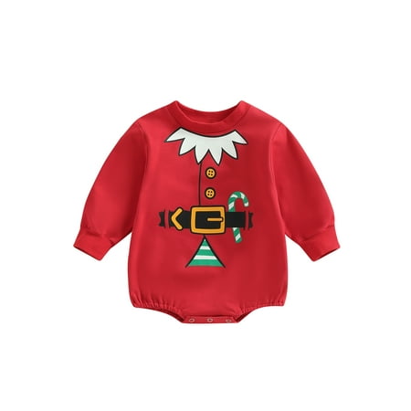 Gwiyeopda Little Baby Boys Girls Christmas Jumpsuit Santa Claus Clothes Belt Print Long Sleeve Romper
Gwiyeopda Little Baby Boys Girls Christmas Jumpsuit Santa Claus Clothes Belt Print Long Sleeve Romper