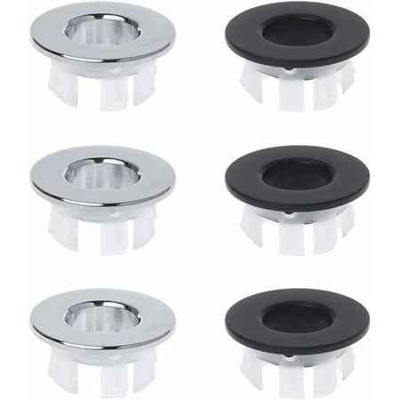 Sink Overflow Stopper 6 Pieces Sink Overflow Ring Sink Overflow Ring Sink Overflow Stopper Sink Cover