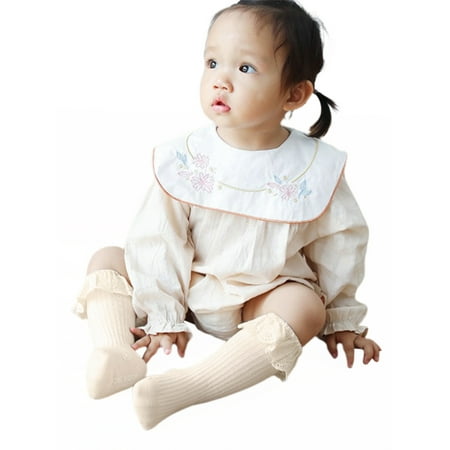 Toddler Baby Girls Lace Princess Socks Ribbed Knit Solid Color Anti-slip Medium Tube Stockings Turn Cuff Ruffle Floor Hosiery
Toddler Baby Girls Lace Princess Socks Ribbed Knit Solid Color Anti-slip Medium Tube Stockings Turn Cuff Ruffle Floor Hosiery