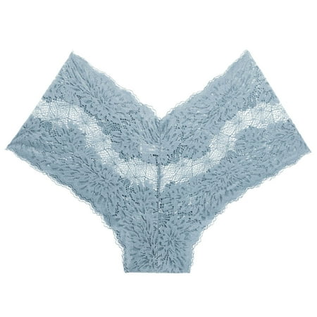 

Zuwimk Thongs For Women Sexy Women s Micro Thong String Breakaway Adjustable Very Low Rise Light Blue XL
