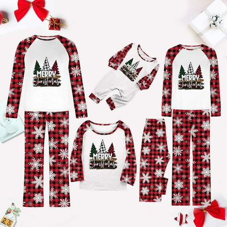 Pxxlle Merry Christmas Family Matching Pajamas Long Sleeve Tops Snowflakes Print Pants Outfits Sets Parent and Kids Xmas Two Piece Nightwear Sets fot Children
Pxxlle Merry Christmas Family Matching Pajamas Long Sleeve Tops Snowflakes Print Pants Outfits Sets Parent and Kids Xmas Two Piece Nightwear Sets fot Children