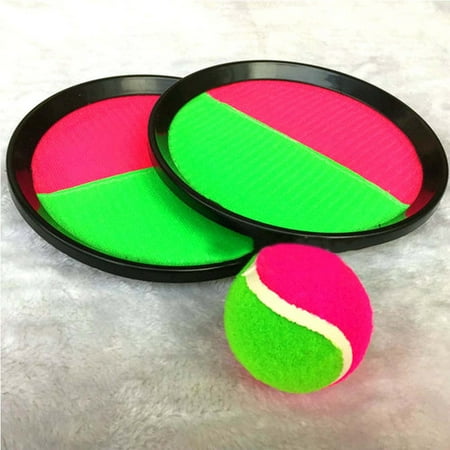 Riapawel Outdoor Parent-child Suction Cup Sticky Ball Toy 2 Shots + 1 Ball
