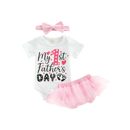 aturustex Father s Day Infant Baby Girl Outfit 0M 3M 6M 12M 18M Short Sleeve Letter Print Romper Top Tutu Skirt Set Headband 3Pcs
aturustex Father s Day Infant Baby Girl Outfit 0M 3M 6M 12M 18M Short Sleeve Letter Print Romper Top Tutu Skirt Set Headband 3Pcs