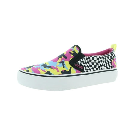 Punkrose Womens Volt d-Anything Goes Laceless Slip On Loafers