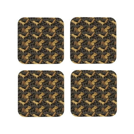Drink Coasters Set of 4 Rustic Hand Drawn Cute Squirrel Leather Coasters for Coffee Table Protector Heat Resistant Cute Coasters for Home Decor Housewarming Gifts Bar Kitchen 4 Inch Square
Drink Coasters Set of 4 Rustic Hand Drawn Cute Squirrel Leather Coasters for Coffee Table Protector Heat Resistant Cute Coasters for Home Decor Housewarming Gifts Bar Kitchen 4 Inch Square