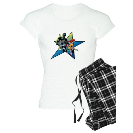 CafePress - G.I. Joe Snake Eyes And Scarle - Women s Light Pajamas