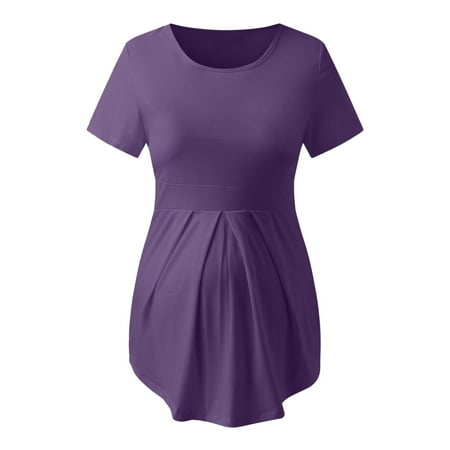 Maternity Shirt Tunic Womens Maternity Irregular Soild Hem Tee Shirt Casual Short Sleeve Crew Neck Basic Nursed T Shirt Top Breastfeeding Maternity Novelty Christmas T Shirts
Maternity Shirt Tunic Womens Maternity Irregular Soild Hem Tee Shirt Casual Short Sleeve Crew Neck Basic Nursed T Shirt Top Breastfeeding Maternity Novelty Christmas T Shirts