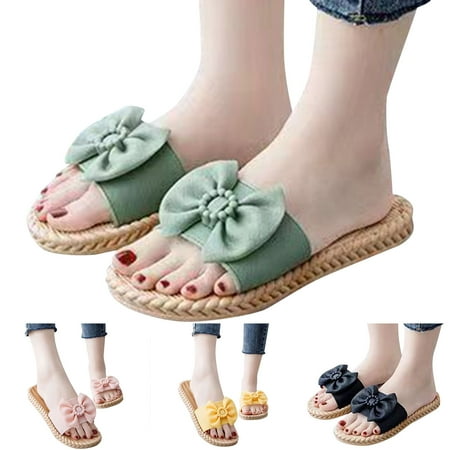 Cathalem Women Sandals Fashion Bow Decoration Indoor And Outdoor Non Slip Light Comfortable Flat Womens Sandals for Bunions Feet Green 7.5
Cathalem Women Sandals Fashion Bow Decoration Indoor And Outdoor Non Slip Light Comfortable Flat Womens Sandals for Bunions Feet Green 7.5