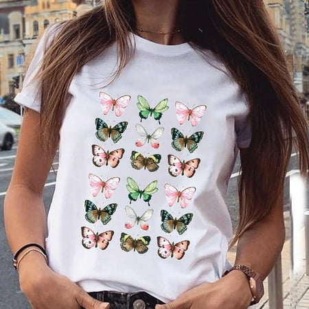 OKBOP Scrub Tops Plus Size Light Butterfly Print Shirt Short Sleeve T -Shirt Silk Blouse for Women Long Sleeve Shirts for Girls
OKBOP Scrub Tops Plus Size Light Butterfly Print Shirt Short Sleeve T -Shirt Silk Blouse for Women Long Sleeve Shirts for Girls