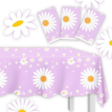 Daisy Party Decorations-3Pcs Daisy Tablecloth Hippie Boho Party Supplies Pink Plastic Table Covers Flower Birthday Decorations (Pink)
Daisy Party Decorations-3Pcs Daisy Tablecloth Hippie Boho Party Supplies Pink Plastic Table Covers Flower Birthday Decorations (Pink)