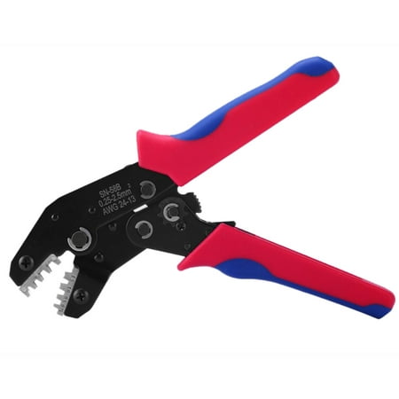 

-58B Ratchet Crimping Plier Crimper Tool 0.25-2.5mm² AWG24-13 for Terminal Wire Electrical Pliers