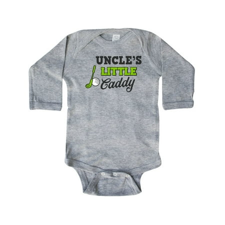 Inktastic Uncles Little Caddy with Golf Club and Ball Gift Baby Boy or Baby Girl Long Sleeve Bodysuit
Inktastic Uncles Little Caddy with Golf Club and Ball Gift Baby Boy or Baby Girl Long Sleeve Bodysuit