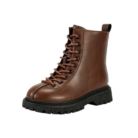 Gomelly Girls Boys Cute Ankle Boots Round Toe Fashion Boot Outdoor Walking Wear Resistant Plush Lining Winter Shoes Brown 2.5Y
Gomelly Girls Boys Cute Ankle Boots Round Toe Fashion Boot Outdoor Walking Wear Resistant Plush Lining Winter Shoes Brown 2.5Y