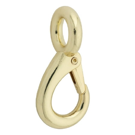 National Hardware N890-017 Boat Snap With Fixed Round Eye Bronze