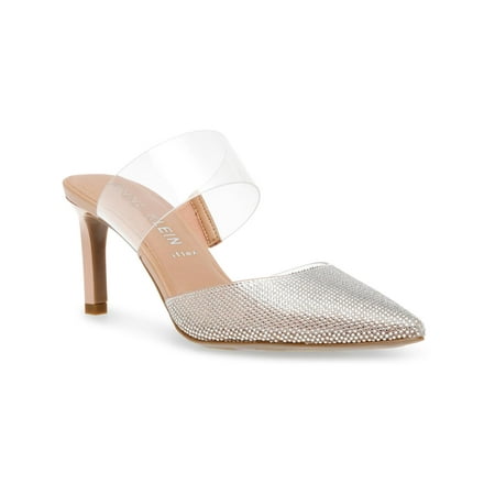Anne Klein Womens Rumi C Rhinestone Pointed Toe Mules