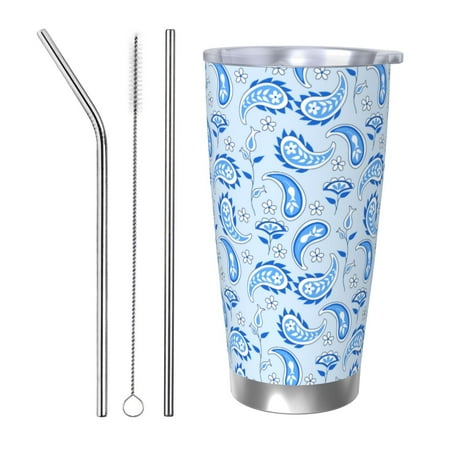 Junzan Winter Paisley Pattern for 20oz Stainless Steel Insulated Car Cup with Spillproof Lid - Insulated Coffee Mug Thermal Cup-Straw Three-piece Set
Junzan Winter Paisley Pattern for 20oz Stainless Steel Insulated Car Cup with Spillproof Lid - Insulated Coffee Mug Thermal Cup-Straw Three-piece Set