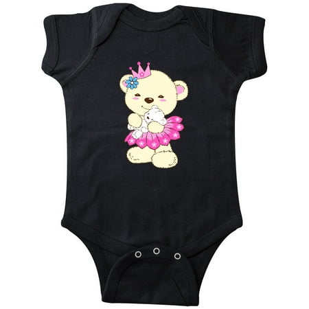 Inktastic Princess Bear Gift Baby Girl Bodysuit