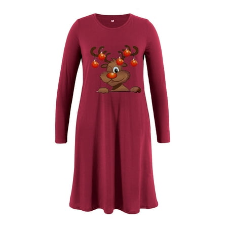 Levmjia Maternity Clothes for Women Clearance Women Maternity Wear Christmas Deer Head Printed Long Thickened Long Sleeve Round Neck Pocket Dress
Levmjia Maternity Clothes for Women Clearance Women Maternity Wear Christmas Deer Head Printed Long Thickened Long Sleeve Round Neck Pocket Dress