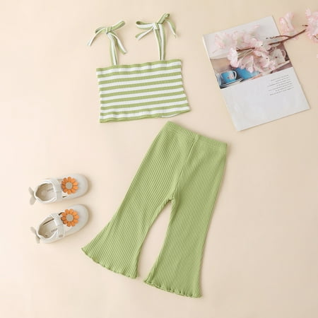 Hunpta Infant Rainbow Set Striped Vest Pant Girl Baby Tops+Bell-Bottomed Girls Outfits&Set
Hunpta Infant Rainbow Set Striped Vest Pant Girl Baby Tops+Bell-Bottomed Girls Outfits&Set