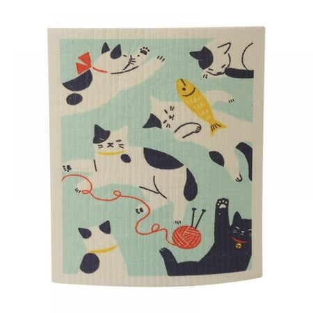 Reusable Thickened Print Kitchen Cleaning Cloths Cartoon Personality Trend Dish Towel
Reusable Thickened Print Kitchen Cleaning Cloths Cartoon Personality Trend Dish Towel