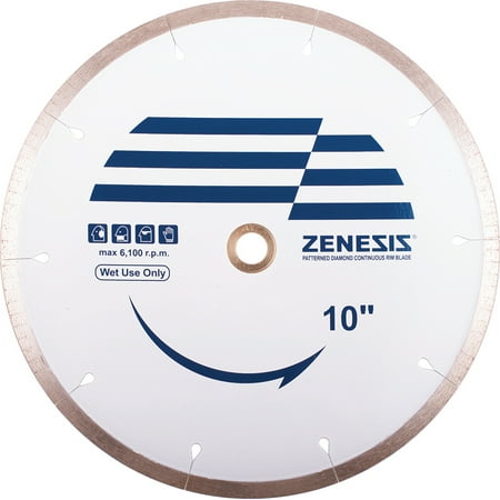 10 Tile Blade (Wet) ZENESIS Grade For Pool Tile Large Format Porcelain Pavers & Stone