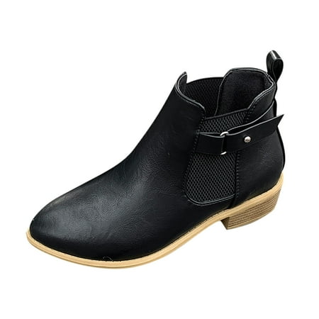 Ladies Fashion Autumn And Winter Leather Tipped Ankle Boots Casual Comfortable Boots
Ladies Fashion Autumn And Winter Leather Tipped Ankle Boots Casual Comfortable Boots