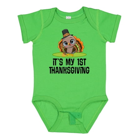 Inktastic First Thanksgiving Pilgrim Turkey Gift Baby Boy or Baby Girl Bodysuit
Inktastic First Thanksgiving Pilgrim Turkey Gift Baby Boy or Baby Girl Bodysuit
