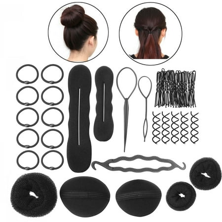 HOMEMAXS PIXNOR Women Girls DIY Hair Styling Accessories Kit Set