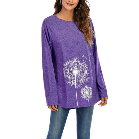 Womens Pajamas Sleep Shirt Dandelion Tunic Tops Sleepwear Nightwear Pajamas Blouse Casual Loose T Shirt
Womens Pajamas Sleep Shirt Dandelion Tunic Tops Sleepwear Nightwear Pajamas Blouse Casual Loose T Shirt